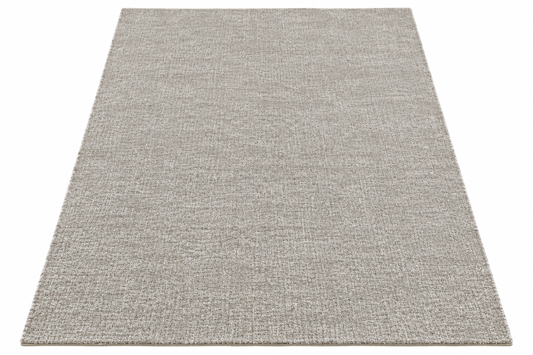 Flute Collection – Sandy Grey Handmade Wool Rug