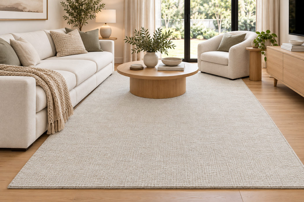 Flute Oatmeal Rug –Rugs Direct NZ