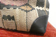 One-of-a-Kind Anatolian Kilim Leather Travel Bag "Gulan"- Rugs Direct 