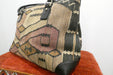 One-of-a-Kind Anatolian Kilim Leather Travel Bag "Gulan"- Rugs Direct 