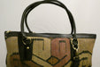 One-of-a-Kind Anatolian Kilim Leather Travel Bag "Gulan"- Rugs Direct 