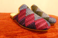 One-of-a-Kind Turkish Kilim Slip-On Shoes Size: 39 "Helin"- Rugs Direct 