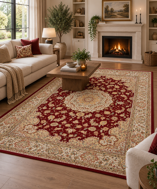 Traditional Medallion Design Da Vinci Rug- Rugs Direct NZ