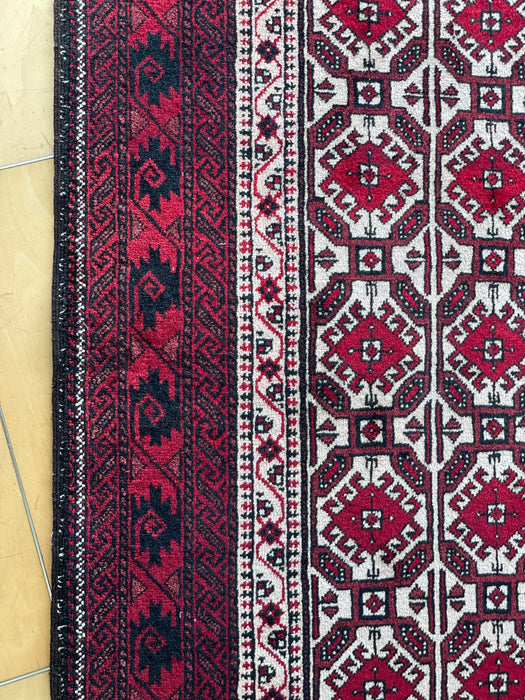 Persian Hand Knotted "Semi Antique" Baluchi Rug Size: 188 x 93cm