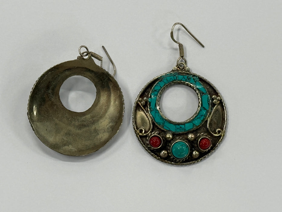 Nepalese Earring, Handmade and Traditional - Rugs Direct