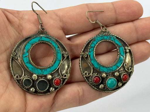 Nepalese Earring, Handmade and Traditional - Rugs Direct
