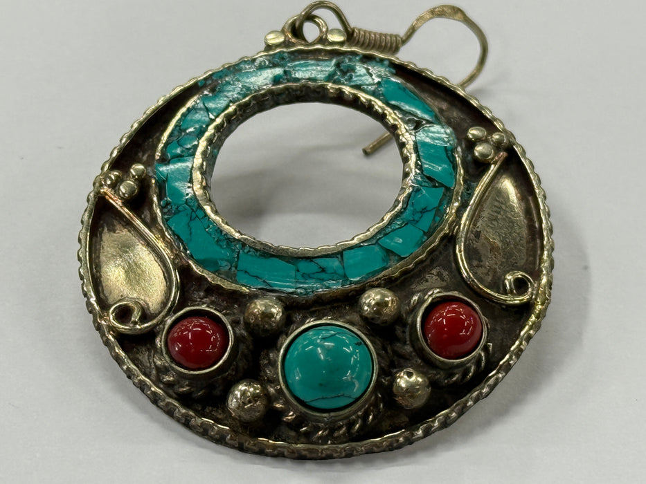 Nepalese Earring, Handmade and Traditional - Rugs Direct