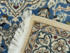 Persian Hand-Knotted Nain Rug Wool & Silk Size: 197 x 125 cm - Rugs Direct