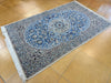Persian Hand-Knotted Nain Rug Wool & Silk Size: 197 x 125 cm - Rugs Direct