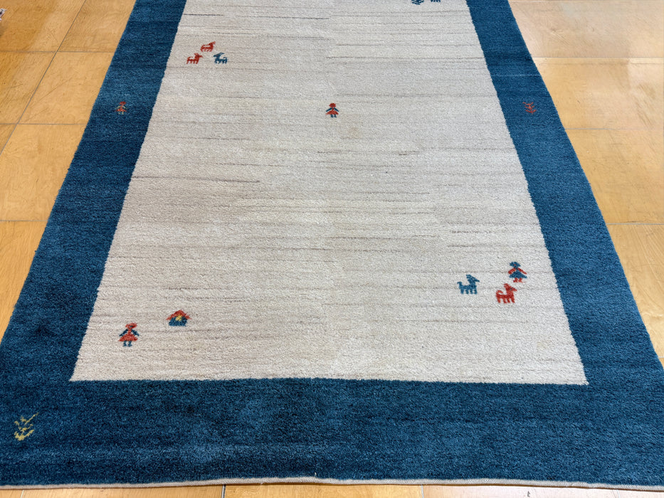 Persian Handknotted Gabbeh Rug Size: 197 x 290 cm - Rugs Direct