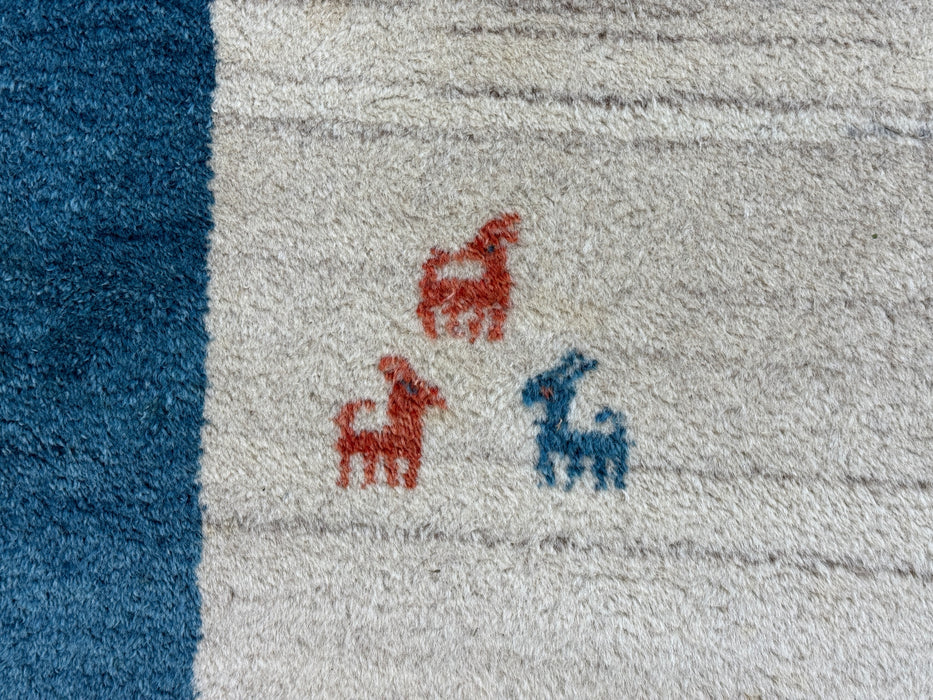 Persian Handknotted Gabbeh Rug Size: 197 x 290 cm - Rugs Direct