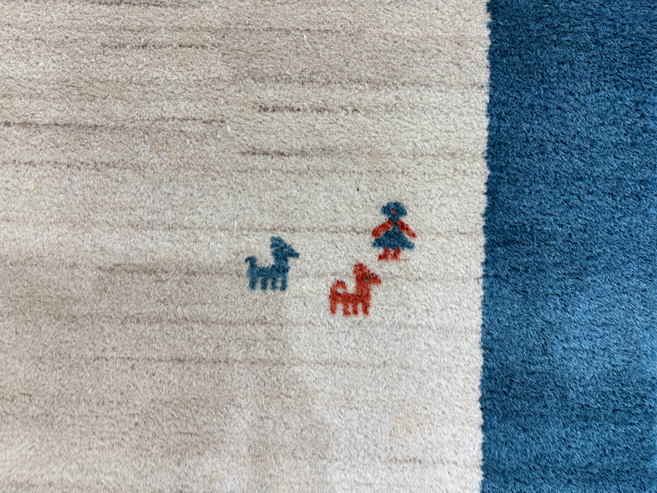 Persian Handknotted Gabbeh Rug Size: 197 x 290 cm