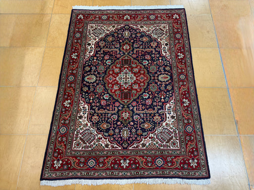 Hand-Knotted Authentic Persian Tabriz Rug Size: 197 x 147cm - Rugs Direct