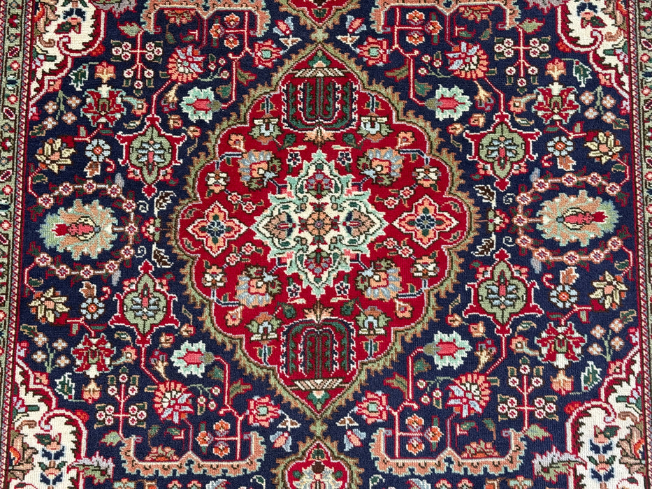 Hand-Knotted Authentic Persian Tabriz Rug Size: 197 x 147cm - Rugs Direct