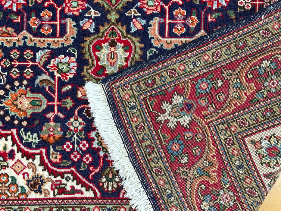 Hand-Knotted Authentic Persian Tabriz Rug Size: 197 x 147cm - Rugs Direct