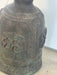 Antique Thai Bronze Temple Bell – Twin Elephant Relief Design- Rugs Direct 