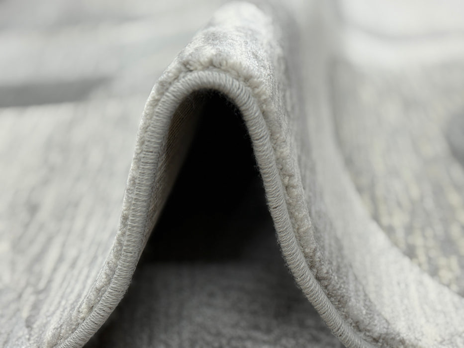 Geometric Design Argentum Rug - Rugs Direct