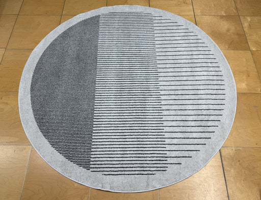 Abstract Design Madison Round Rug (34212-6131) Size: 200 x 200cm - Rugs Direct