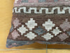 Turkish Hand Made Vintage Kilim Cushion Size: 50 x 50cm - Rugs Direct