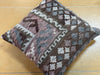 Turkish Hand Made Vintage Kilim Cushion Size: 50 x 50cm - Rugs Direct