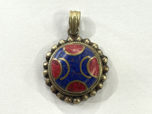 Nepalese Necklace Pendant, Handmade and Traditional - Rugs Direct