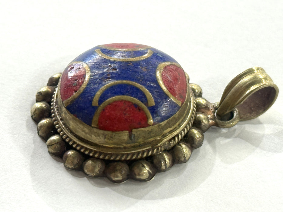 Nepalese Necklace Pendant, Handmade and Traditional - Rugs Direct
