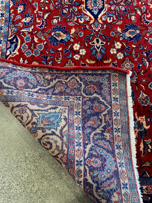 Persian Hand Knotted Kashan Rug Size: 218 x 111cm- Rugs Direct