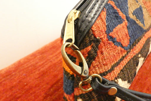 Handmade Turkish Kilim Clutch Bag "Inci"- Rugs Direct 
