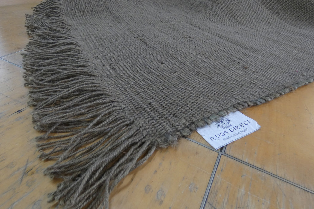 Jute Khaki Rug  Size: 200 x 300cm- Rugs Direct NZ
