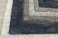 Modern Greek Key Textured California Shaggy Rug - Rugs Direct