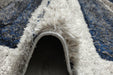 Modern Greek Key Textured California Shaggy Rug - Rugs Direct