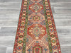 Afghan Hand Knotted Kazak Hallway Runner Size: 83 x 292cm- Rugs Direct 