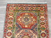 Afghan Hand Knotted Kazak Hallway Runner Size: 83 x 292cm- Rugs Direct 