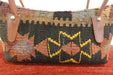 One-of-a-Kind Anatolian Kilim Leather Handbag with Adjustable Strap "Lale"-Rugs Direct 