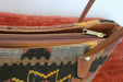 One-of-a-Kind Anatolian Kilim Leather Handbag with Adjustable Strap "Lale"-Rugs Direct 