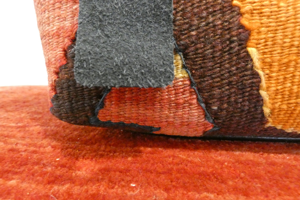 One-of-a-Kind Anatolian Kilim Leather Handbag "Tina"- Rugs Direct 