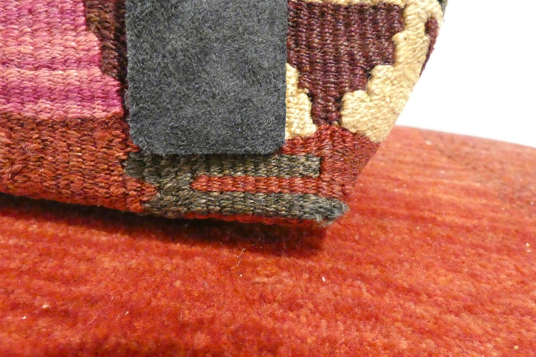 One-of-a-Kind Anatolian Kilim Leather Handbag "Sama"- Rugs Direct 