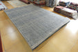 Handmade Indian Wool & Jute Rug – Dark Grey- Rugs Direct NZ
