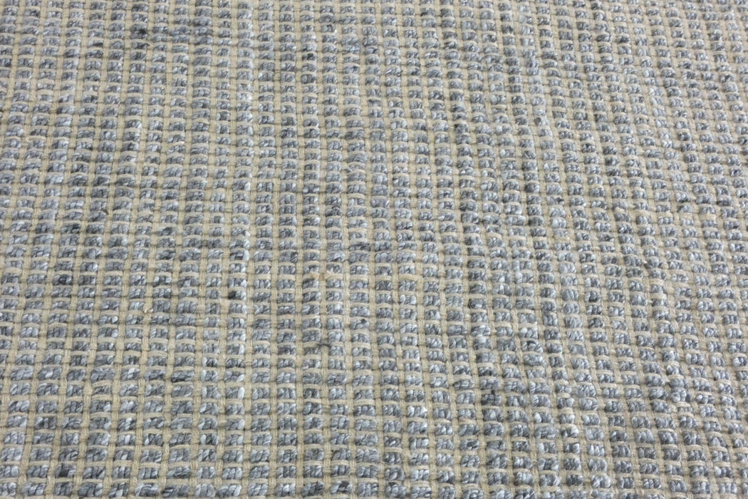 Handmade Indian Wool & Jute Rug – Dark Grey- Rugs Direct NZ