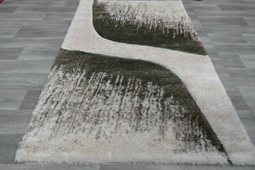 Contemporary Abstract Landscape Textured California Shaggy Rug- Rugs Direct 