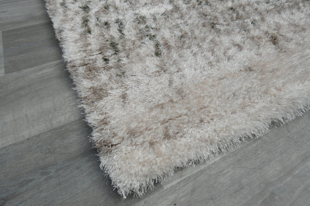 Contemporary Abstract Landscape Textured California Shaggy Rug- Rugs Direct 