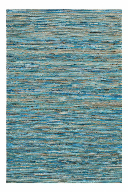 Malaga Aqua – Handmade Jute & Recycled Sari Silk Rug- Rugs Direct NZ
