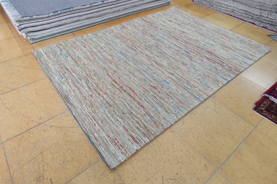 Malaga Peacock – Handmade Jute & Recycled Sari Silk Rug- Rugs Direct NZ