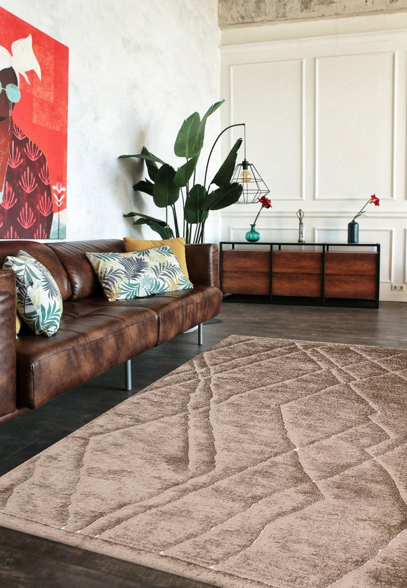 Luxurious Textured Modern Design Masai Rug — Rugs Direct