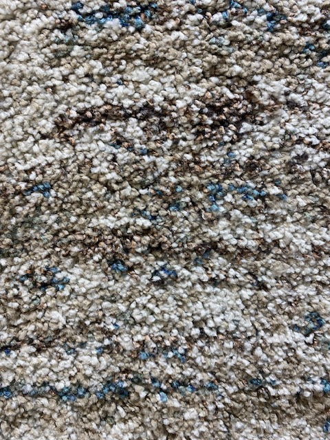 Distressed Trellis Design Mehari Shaggy Rug (23090-6959) Size: 240 x 305cm