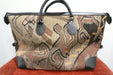 One-of-a-Kind Anatolian Kilim Expandable Leather Travel Bag "Mirza"- Rugs Direct 