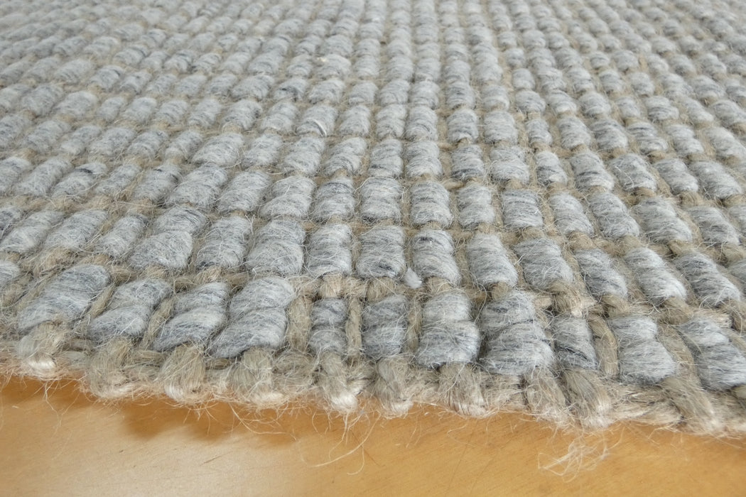 Morgan Collection – Cement | Handmade Wool & Jute Rug- Rugs Direct NZ
