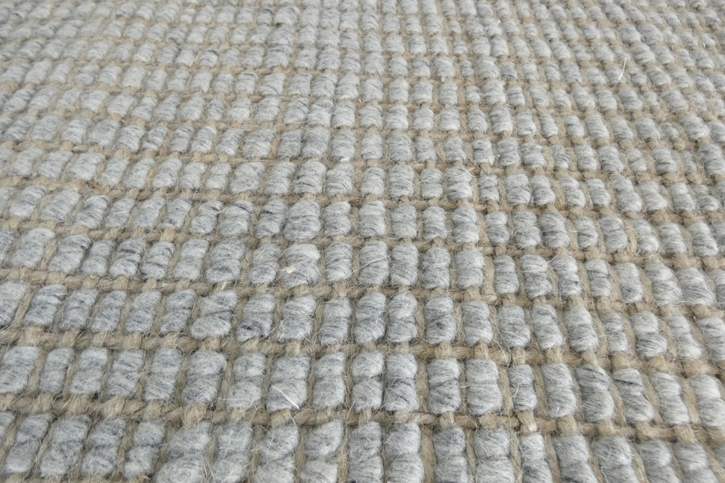 Morgan Collection – Cement | Handmade Wool & Jute Rug- Rugs Direct NZ