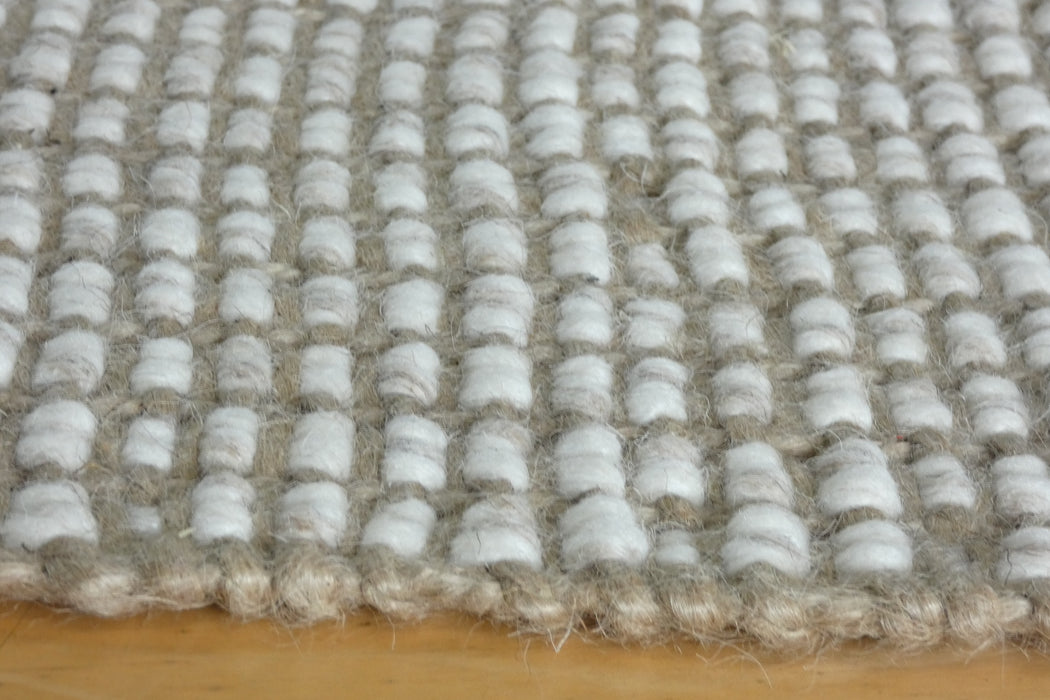 Morgan Collection – Milk | Handmade Wool & Jute Rug- Rugs Direct NZ