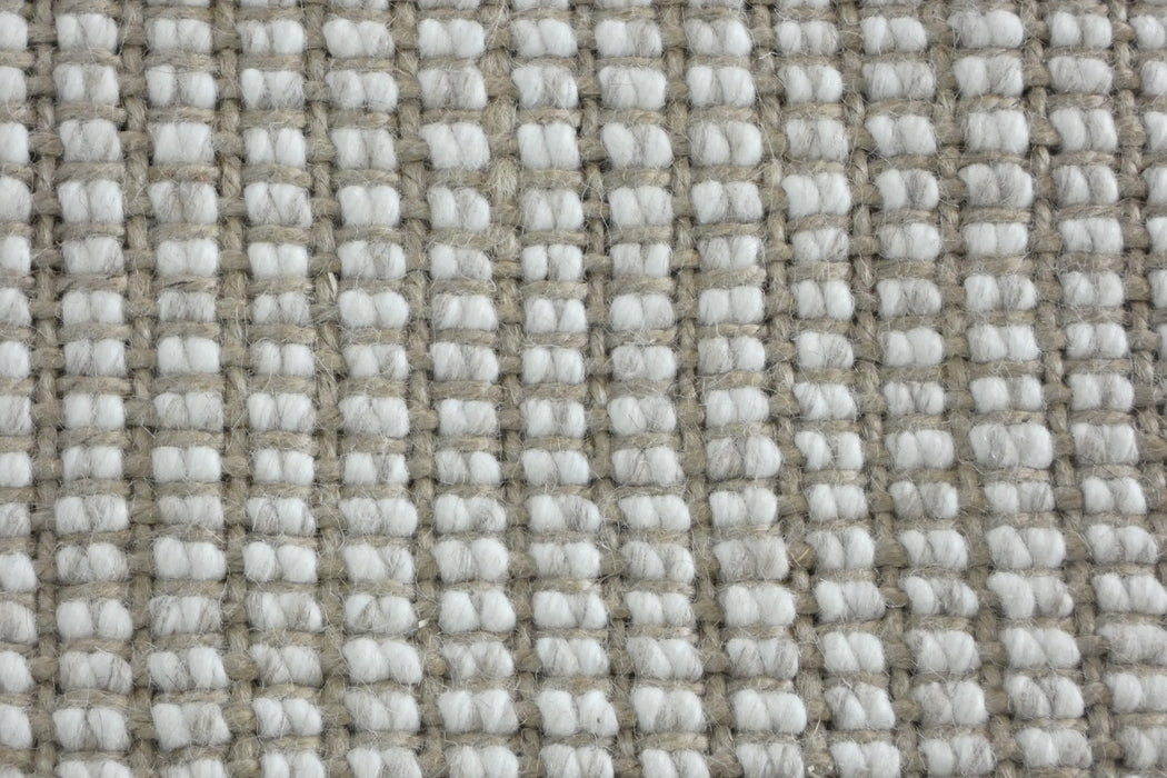 Morgan Collection – Milk | Handmade Wool & Jute Rug- Rugs Direct NZ